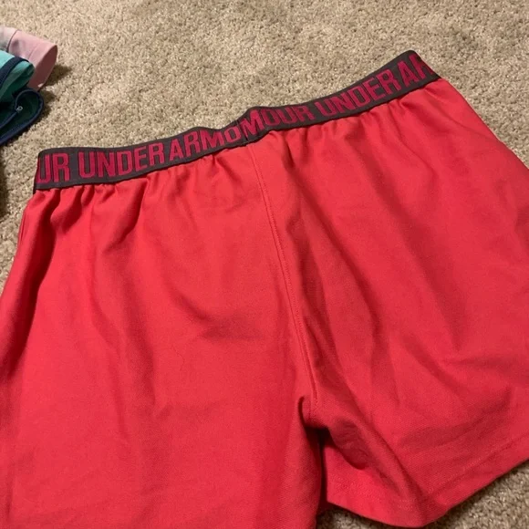 4/$25 Coral EUC Under Armour shorts - Picture 2 of 3